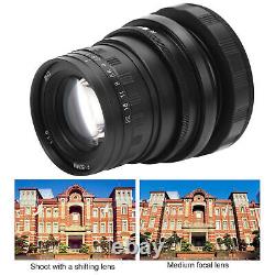 50mm F1.6 E Mount Tilt Shift Lens With Professional Image Processing Manual Full