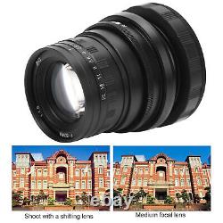 50mm F1.6 Tilt Shift Manual Full Frame Camera Lens for Canon EOS. M Mount Camera