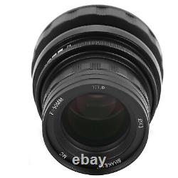 50mm F1.6 Tilt Shift Manual Full Frame Lens For M4/3 Mount Camera Photograph SLS