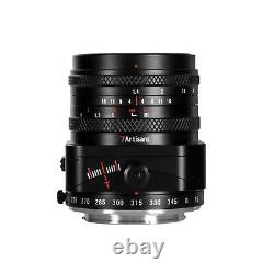 7Artisans Tilt & Shift 50mm f/1.4 Apsc lens for Fujifilm X mount camera =Black=