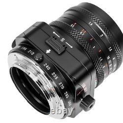 7Artisans Tilt & Shift 50mm f/1.4 Apsc lens for Fujifilm X mount camera =Black=