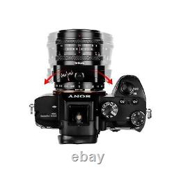 7Artisans Tilt & Shift 50mm f/1.4 Apsc lens for Fujifilm X mount camera =Black=