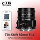 7artisans 50mm F1.4 Aps-c Manual Focus Tilt-shift Lens For Fujifilm Fuji X-mount