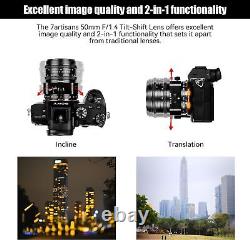 7artisans 50mm F1.4 APS-C Manual Focus Tilt-Shift Lens For M4/3 Mount Cameras