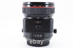 Almost Unused Canon TS-E 24mm f3.5 L Tilt Shift MF Lens EF Mount From JAPAN