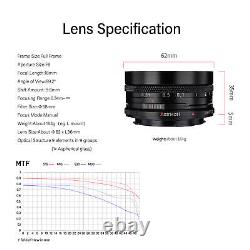 AstrHori 18mm F8 Shift Full Frame Lens For Sony A7RIV A7SII A7SIII A6500 A6300