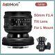 Astrhori 50mm F1.4 Full Frame Mf Tilt Shift Lens For Leica Panasonic Sigma L Mou