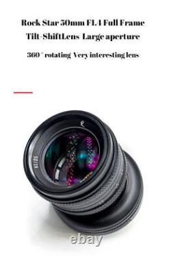 AstrHori 50mm F1.4 Manual Large Aperture Full Frame Tilt Shift Lens for Fuji XF