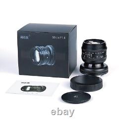 AstrHori 50mm F1.4 Tilt Shift Lens Full Frame MF For Sony E mount A6500 A7RIV