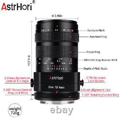 AstrHori 85mm F2.8 Full Frame Tilt-Shift Macro Lens for Sony/Canon/Nikon Z/Fuji