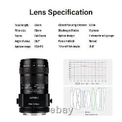 AstrHori 85mm F2.8 Full Frame Tilt-Shift Macro Lens for Sony/Canon/Nikon Z/Fuji