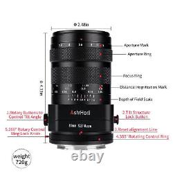 AstrHori 85mm F2.8 Full Frame Tilt-Shift Macro Lens for Sony/Canon/Nikon Z/Fuji