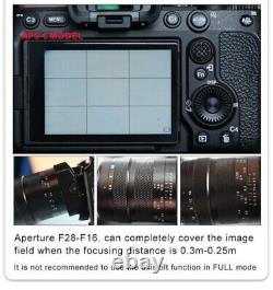 AstrHori 85mm F2.8 Full Frame Tilt Shift Macro Lens for Sony E Mount Camera A7RI