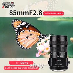 AstrHori 85mm F2.8 Tilt Shift Macro Lens Full Frame for Canon Nikon Sony L-Mount