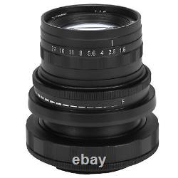 Camera Lens 50mm F1.6 FX Mount Tilt Shift Manual Full Frame Alloy Lens