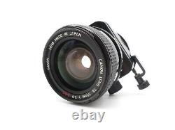 Canon FD Lens TS 35mm 12.8 S. S. C. Shift Lens