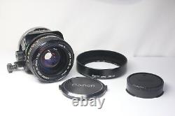 Canon TS 35mm F/2.8 S. S. C Tilt Shift Wide Angle Lens for FD Mount From Japan