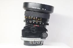 Canon TS 35mm F/2.8 S. S. C Tilt Shift Wide Angle Lens for FD Mount From Japan