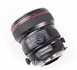 Canon TS-E 17mm f4 Tilt Shift TSE Lens