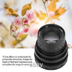 Digital SLR Camera Lens 50mm F1.6 Large Aperture Tilt Shift Manual Full Frame