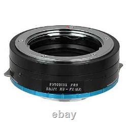 Fotodiox Pro Lens Shift Adapter Minolta MD Mount an Fujifilm Fuji X Camera