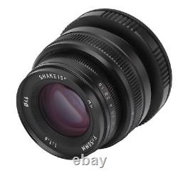 Lens For RF Mount 50mm F1.6 Tilt Shift Manual Focus Full Frame Lens Portraits