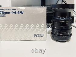 MAMIYA RZ67 PRO II 75mm Sekor Shift Z lens