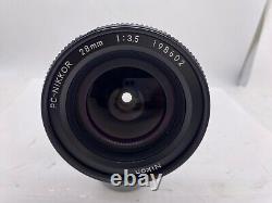 MINT? Nikon PC Nikkor 28mm f/3.5 Wide Angle Shift Lens From JAPAN