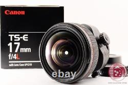 MINT in Box Canon TS-E 17mm f/4 L f4LTilt Shift from Japan Lm32