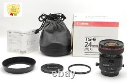 NEAR MINT with Box Case Canon TS-E 24mm f/3.5 L Tilt-Shift Wide Angle Lens JAPAN