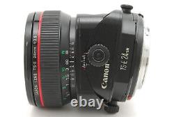 NEAR MINT with Box Case Canon TS-E 24mm f/3.5 L Tilt-Shift Wide Angle Lens JAPAN