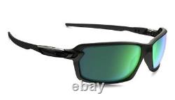 NIB Oakley CARBON SHIFT Sunglasses, Matte Black / Jade Iridium Lens OO9302-07