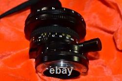 NIKON PC-NIKKOR 28mm 3.5 SHIFT LENS NIKON F MADE IN JAPAN FULL FRAME