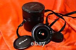 NIKON PC-NIKKOR 28mm 3.5 SHIFT LENS NIKON F MADE IN JAPAN FULL FRAME