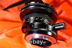 NIKON PC-NIKKOR 28mm 3.5 SHIFT LENS NIKON F MADE IN JAPAN FULL FRAME