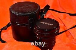 NIKON PC-NIKKOR 28mm 3.5 SHIFT LENS NIKON F MADE IN JAPAN FULL FRAME