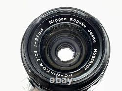 N. MINT Nikon PC NIKKOR 35mm f2.8 Manual Focus Shift Lens from JAPAN M-0612