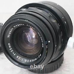 Near MINT Nikon PC-Nikkor 35mm F/2.8 Wide Angle Control Shift Lens Nippon Kogaku