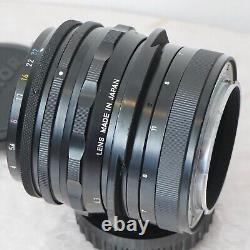 Near MINT Nikon PC-Nikkor 35mm F/2.8 Wide Angle Control Shift Lens Nippon Kogaku