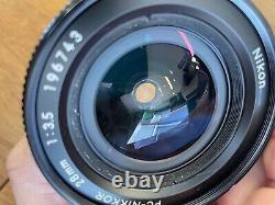 Near Mint Nikon PC Nikkor 28mm F/3.5 Wide Angle Shift Lens From Japan