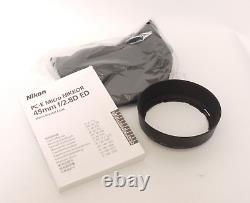 Nikon 45mm f2.8 D PC-E Micro Tilt-Shift Lens Brand New in Box 12 Month warranty