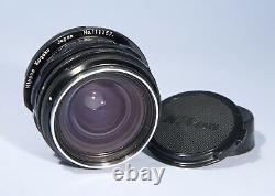 Nikon Nippon Kogaku PC Nikkor 35mm f/3.5 Wide Angle Shift Lens Excellent