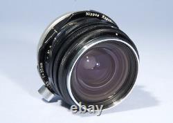 Nikon Nippon Kogaku PC Nikkor 35mm f/3.5 Wide Angle Shift Lens Excellent