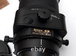 Nikon PC-E Micro Nikkor 45mm F2.8 D ED MF Tilt-Shift Lens Excellent from Japan