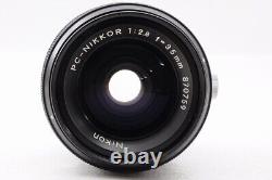 Nikon PC-Nikkor 35mm F/2.8 Black Wide Angle Shift Lens For F Mount From Japan