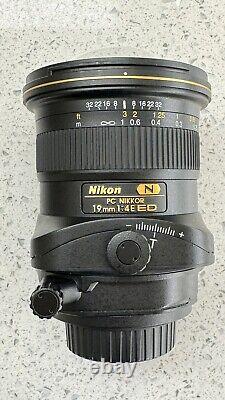 Nikon PC shift 19mm F/4e ED