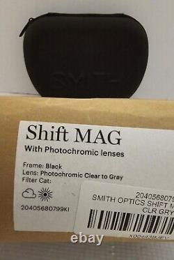 SMITH SHIFT MAG Sport & Performance Sunglasses Unisex-Clear To Gray-Black Frame