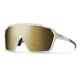 Shift Mag Xl Sunglasses Matte Bone Frame Chroma Pop Black Gold Mirror Lens New