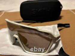 Shift Mag XL Sunglasses Matte Bone Frame Chroma Pop Black Gold Mirror Lens NEW