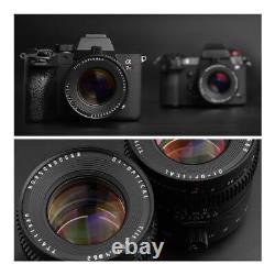 TTArtisan 50mm F1.4 Tilt-Shift Full Frame Lens for Canon Nikon Sony Fujifilm M43